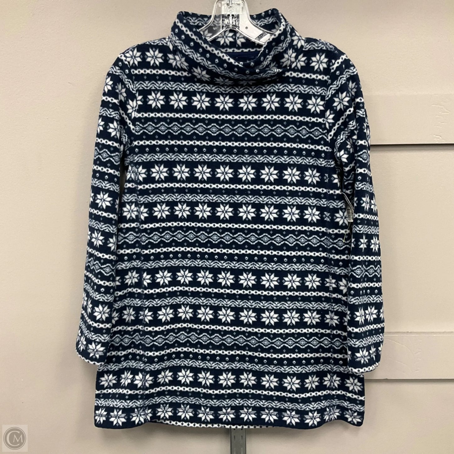 Sweatshirt Collar By Lands End In Navy, Size: Xs