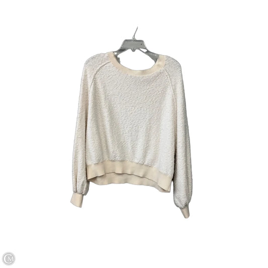 Top Long Sleeve By Free People In Cream, Size: S