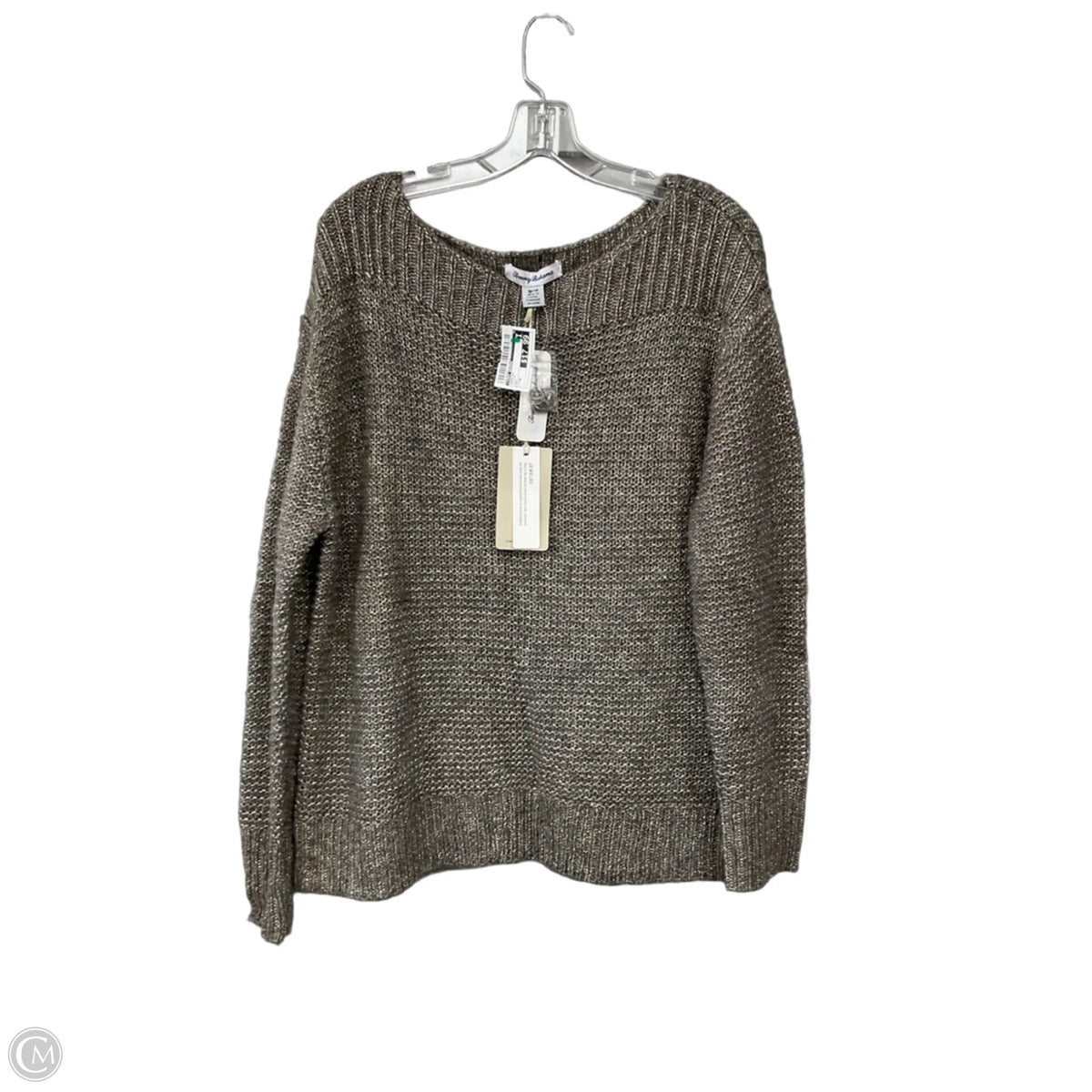 Sweater By Tommy Bahama In Silver, Size: M