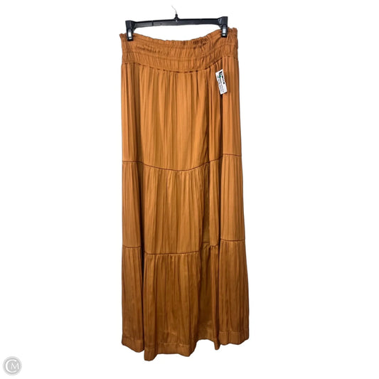 Skirt Maxi By Anthropologie In Orange, Size: S