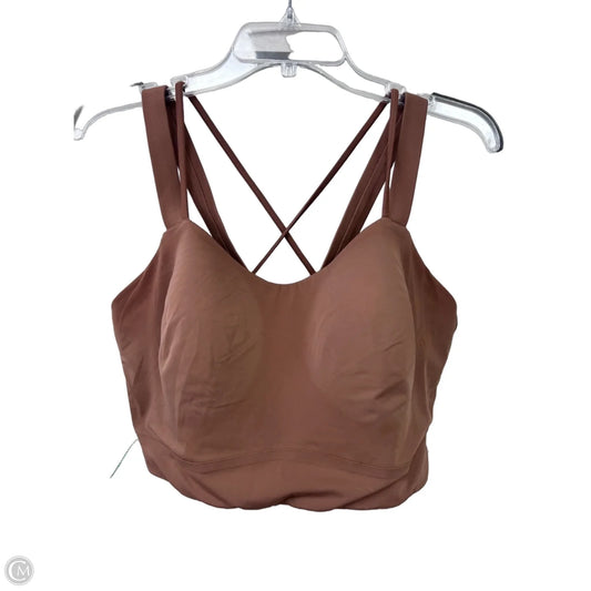 Athletic Bra By Lululemon In Brown, Size: Xl