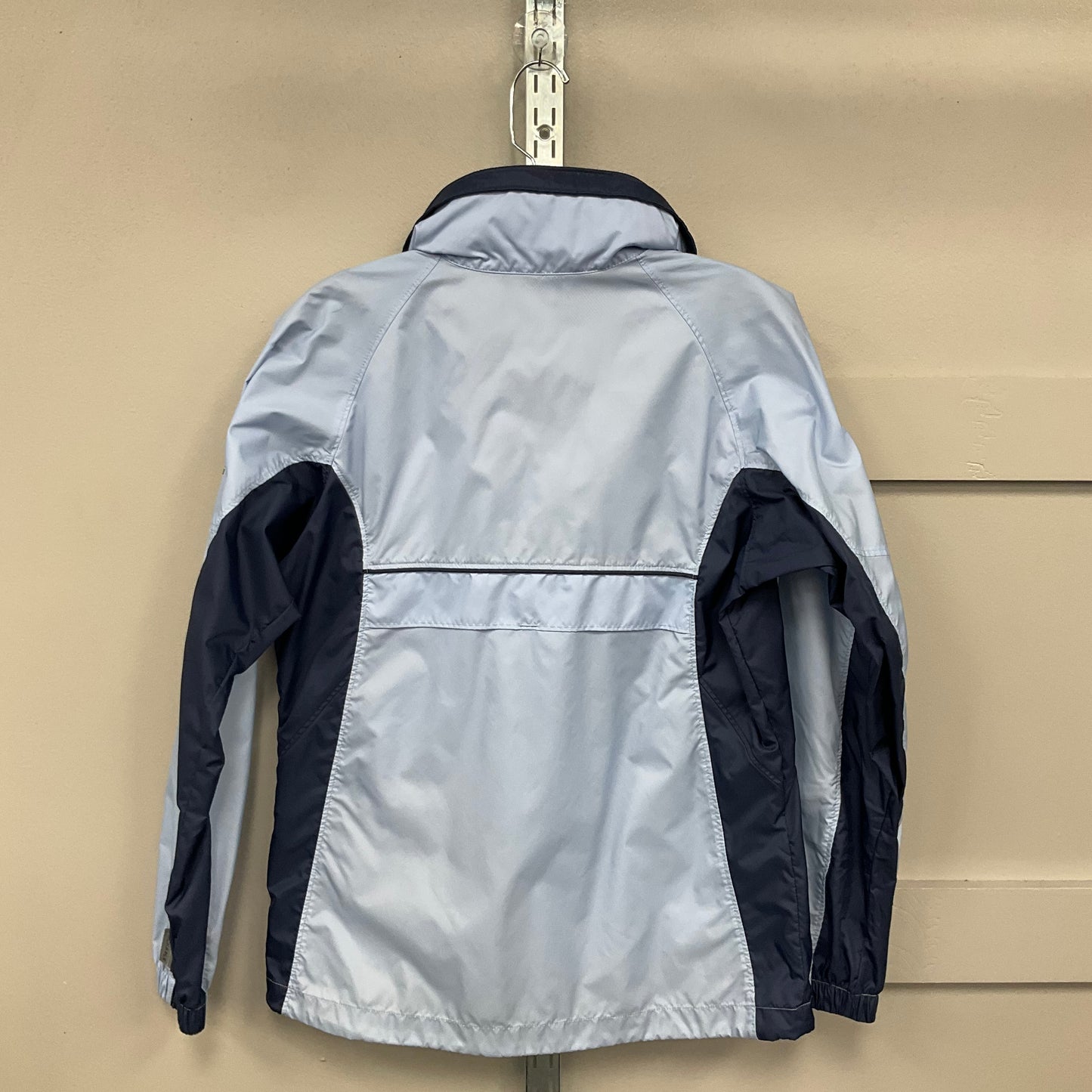 Jacket Windbreaker By Columbia In Blue, Size: S