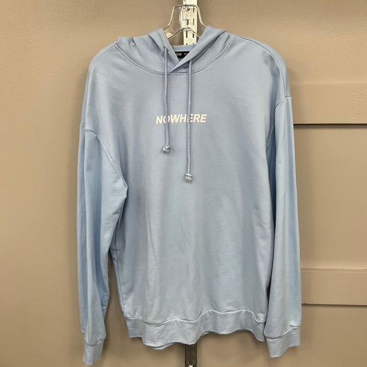 Sweatshirt Hoodie By Shein In Blue, Size: M