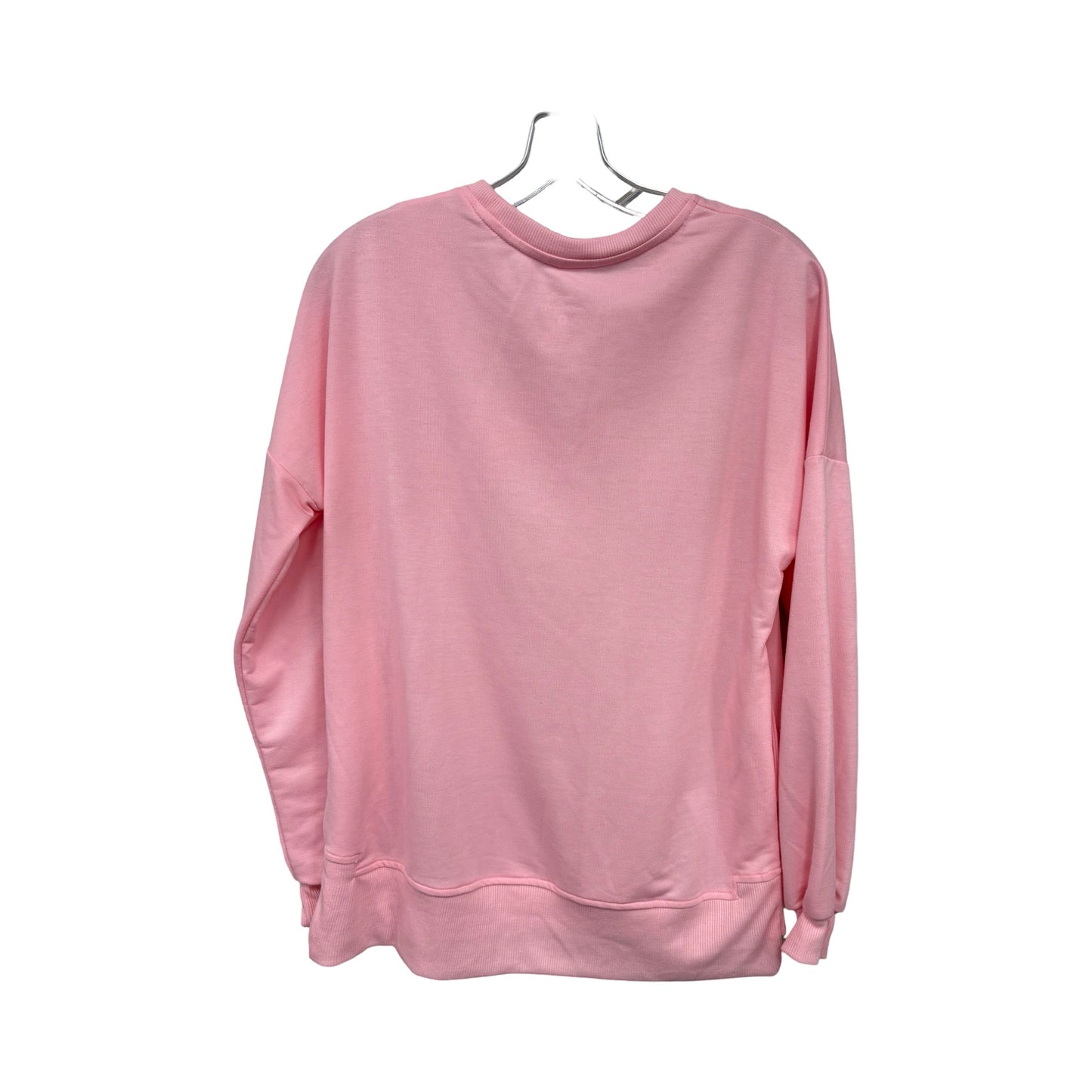 Sweatshirt Crewneck By Hanes In Pink, Size: S