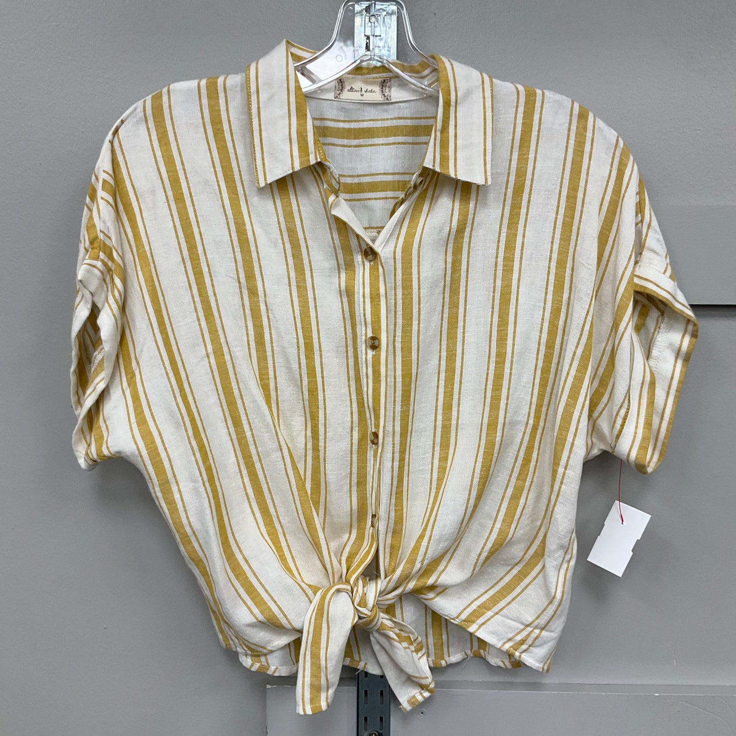 Top Short Sleeve By Altard State In Striped Pattern, Size: M