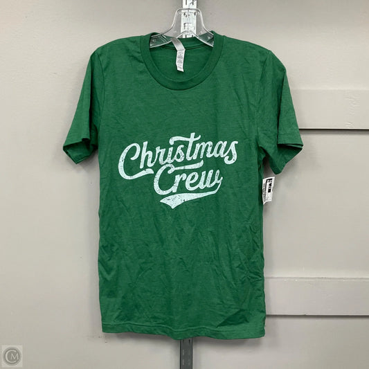 Top Short Sleeve Basic By Bella + Canvas In Green, Size: S