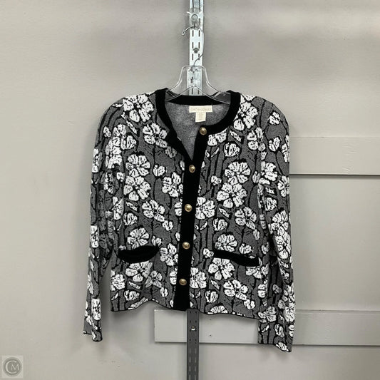 Cardigan By Cynthia Rowley In Black & White, Size: Xs