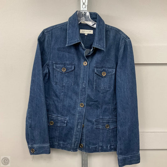 Jacket Denim By Jones New York In Blue Denim, Size: M