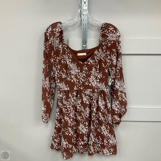 Dress Casual Short By Altard State In Brown, Size: M