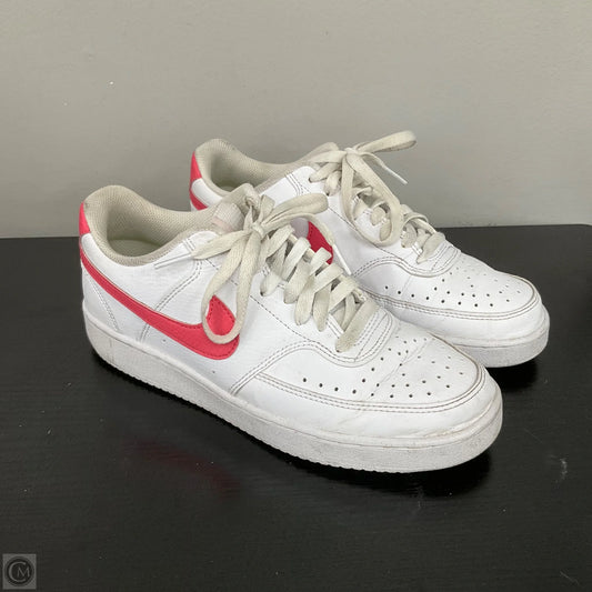 Shoes Athletic By Nike In White, Size: 9