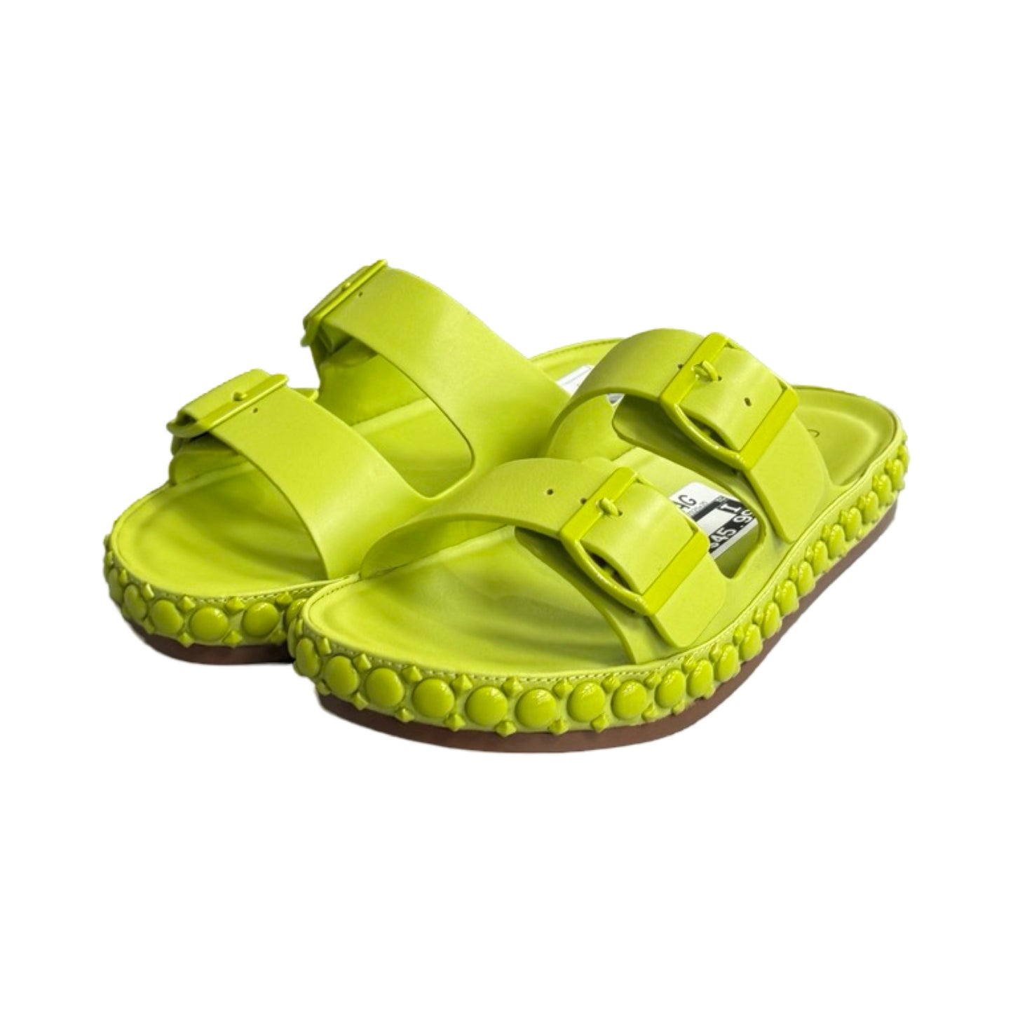 Sandals Flats By Cecelia In Green, Size: 6.5