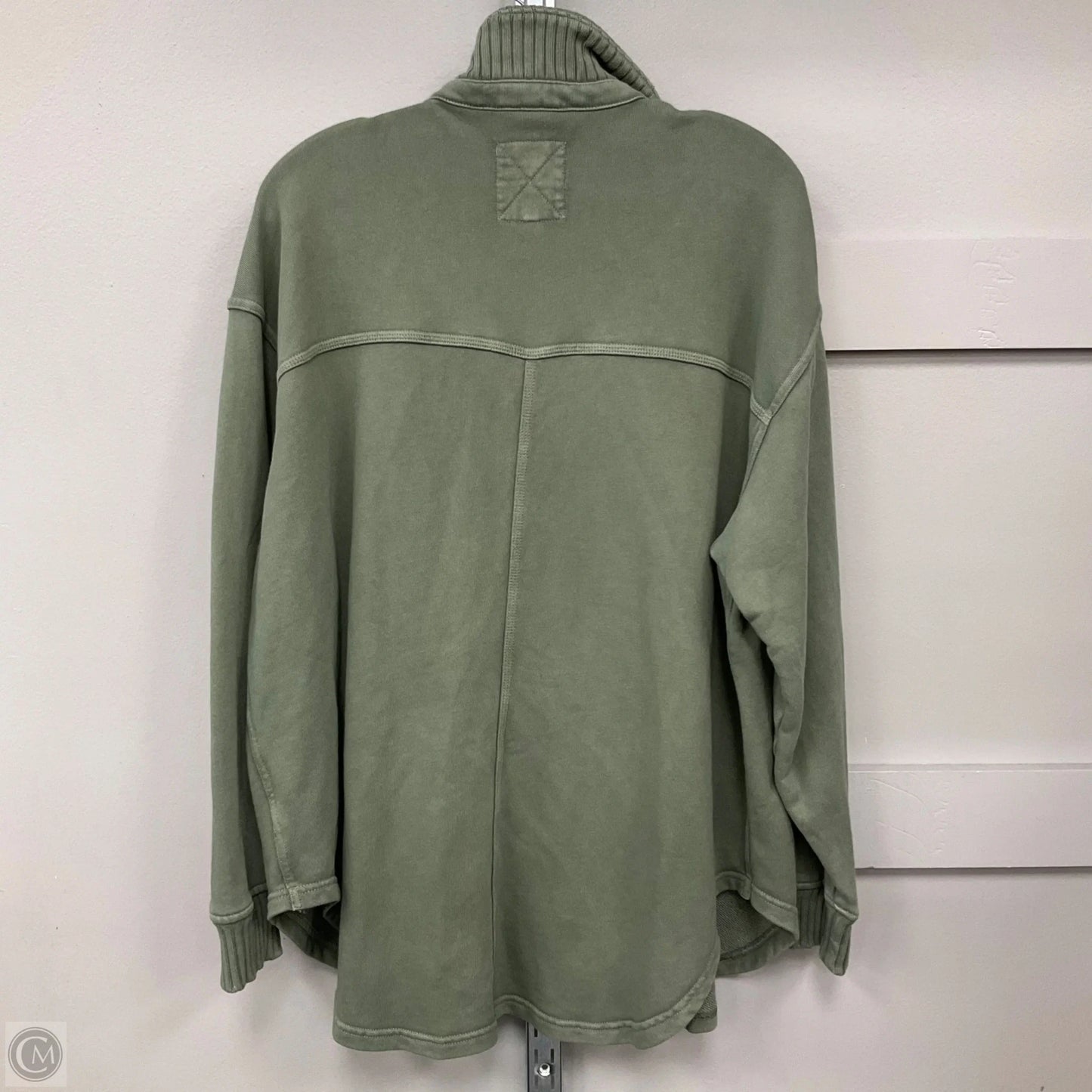 Jacket Shirt By Aerie In Green, Size: S