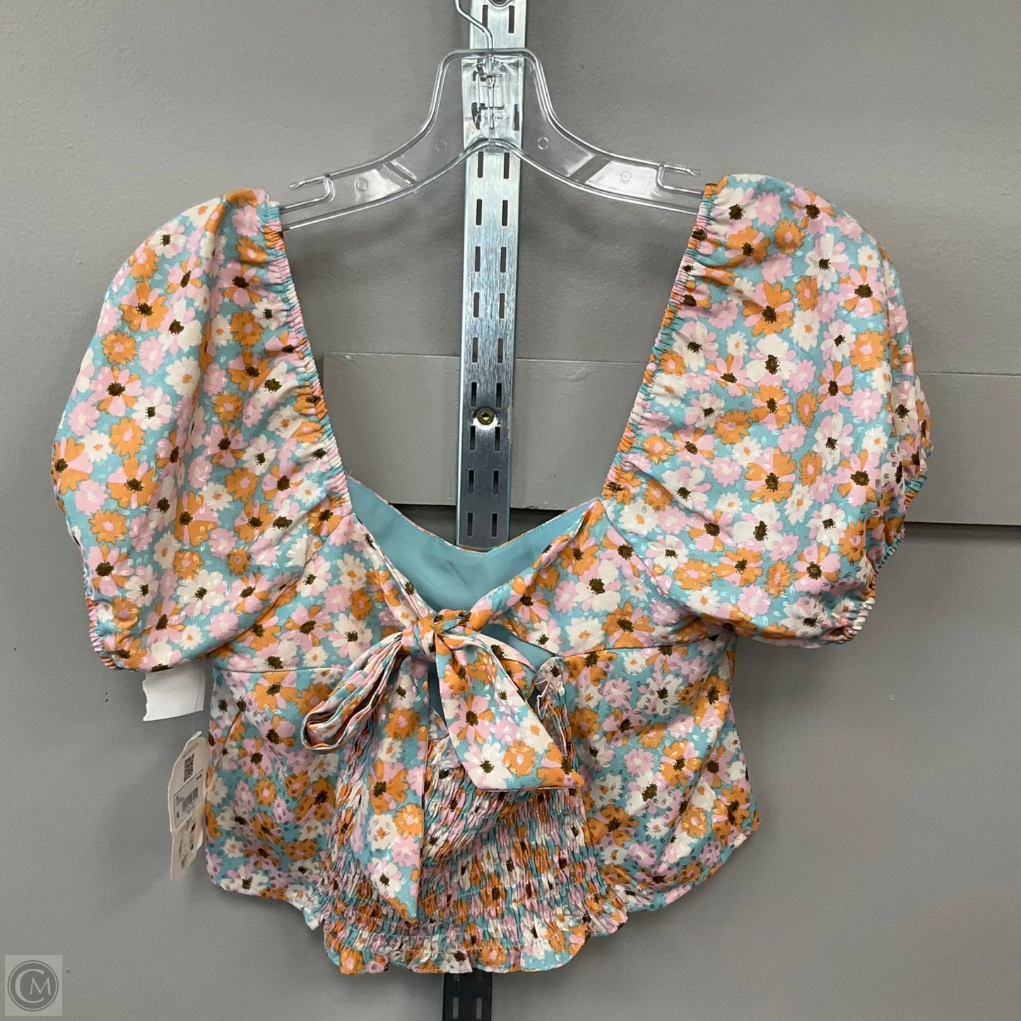 Top Short Sleeve By Altard State In Floral Print, Size: L