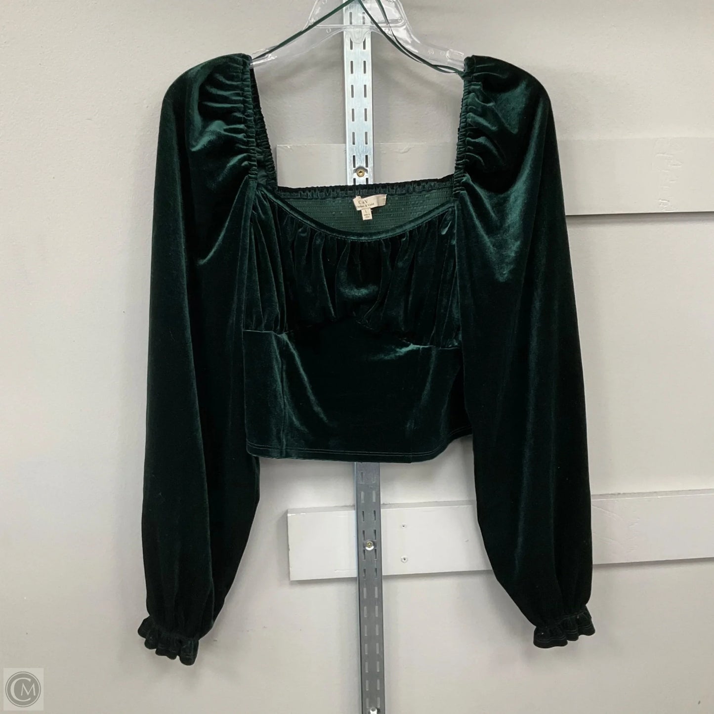 Top Long Sleeve By Chelsea And Violet In Green, Size: L