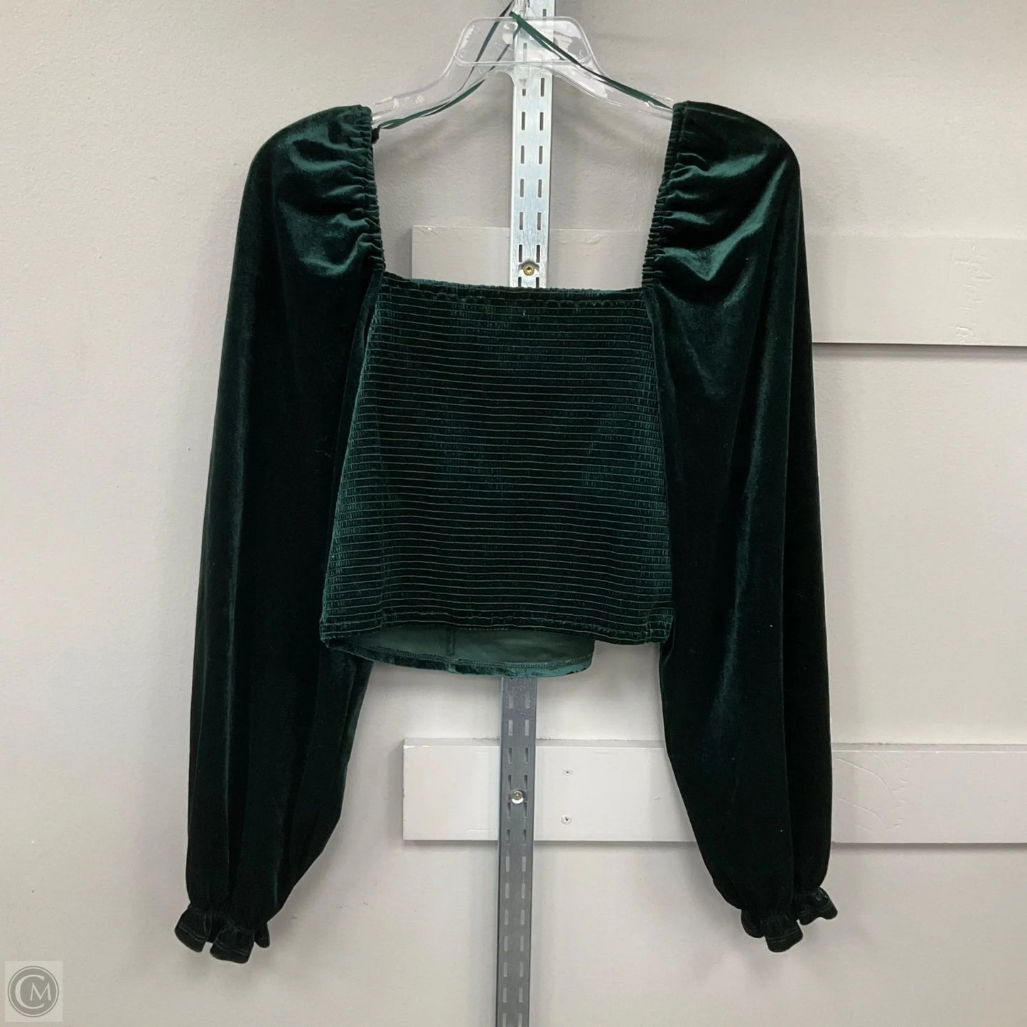 Top Long Sleeve By Chelsea And Violet In Green, Size: L
