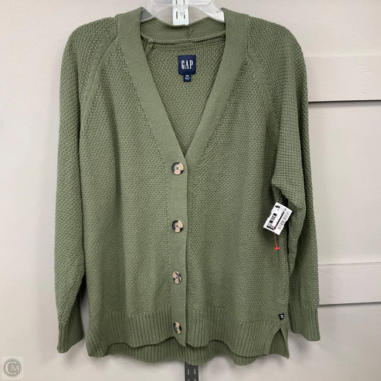 Cardigan By Gap In Green, Size: Xxl