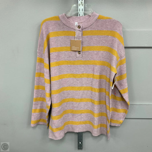 Sweater By Clothes Mentor In Striped Pattern, Size: S