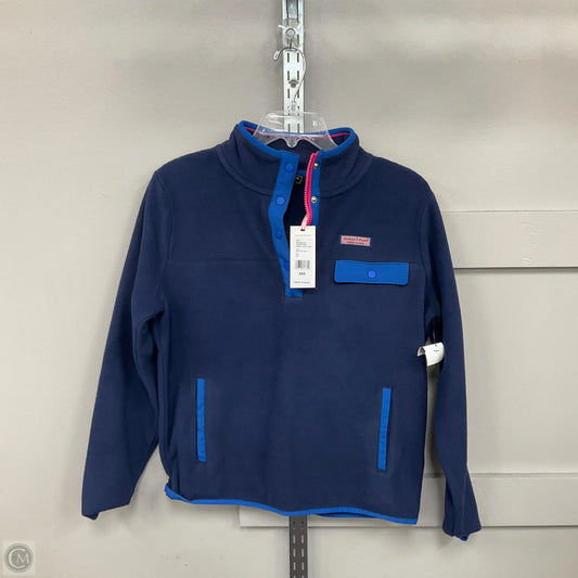 Sweatshirt Collar By Vineyard Vines In Navy, Size: Xxs