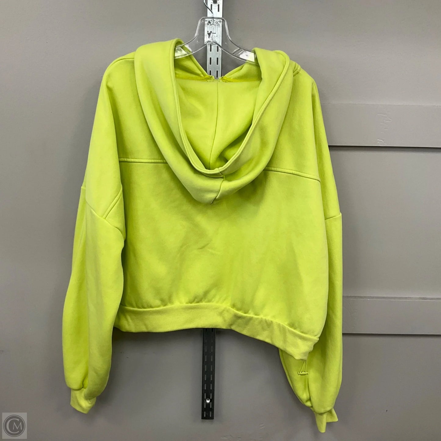 Sweatshirt Hoodie By Clothes Mentor In Yellow, Size: 1x