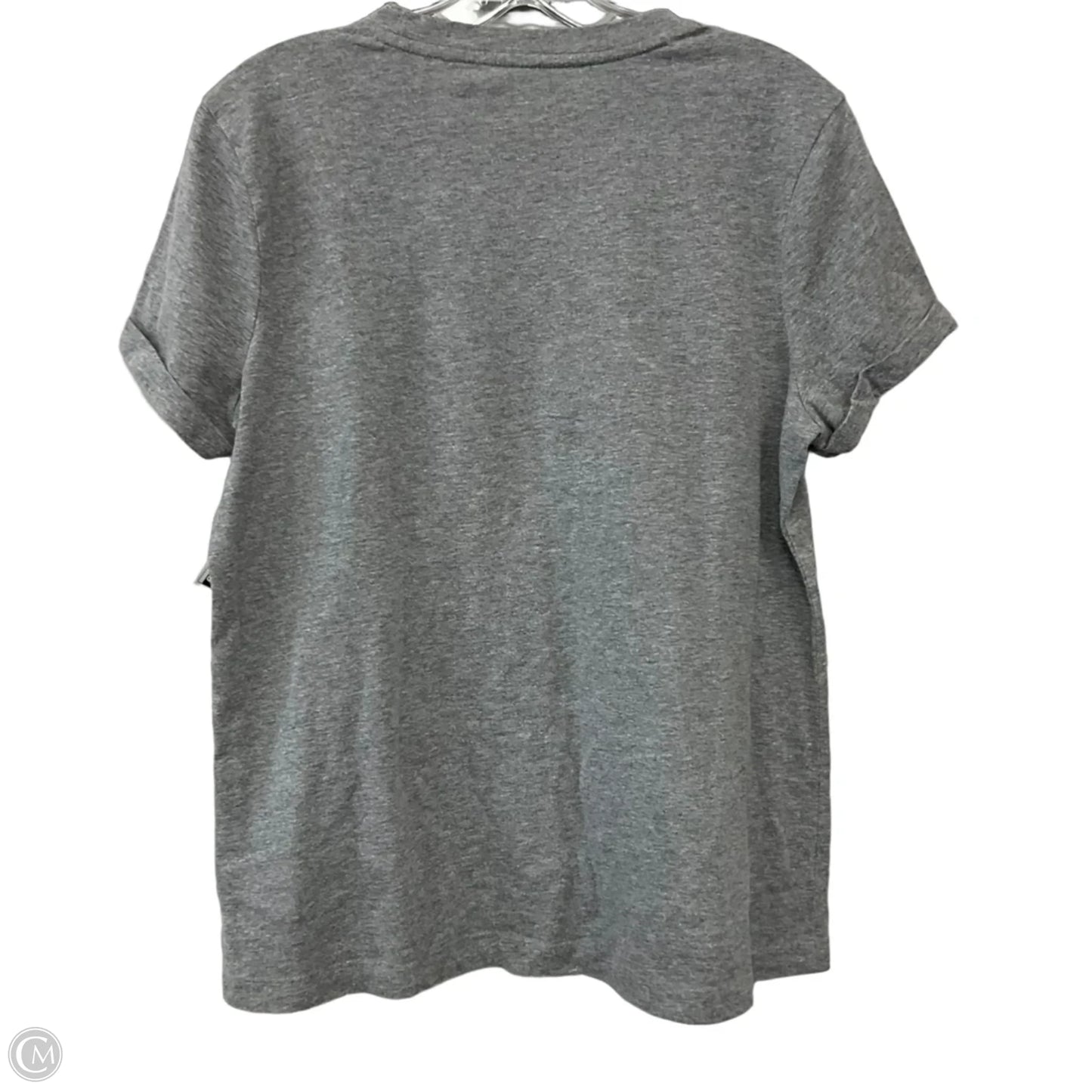 Top Short Sleeve By Clothes Mentor In Grey, Size: S
