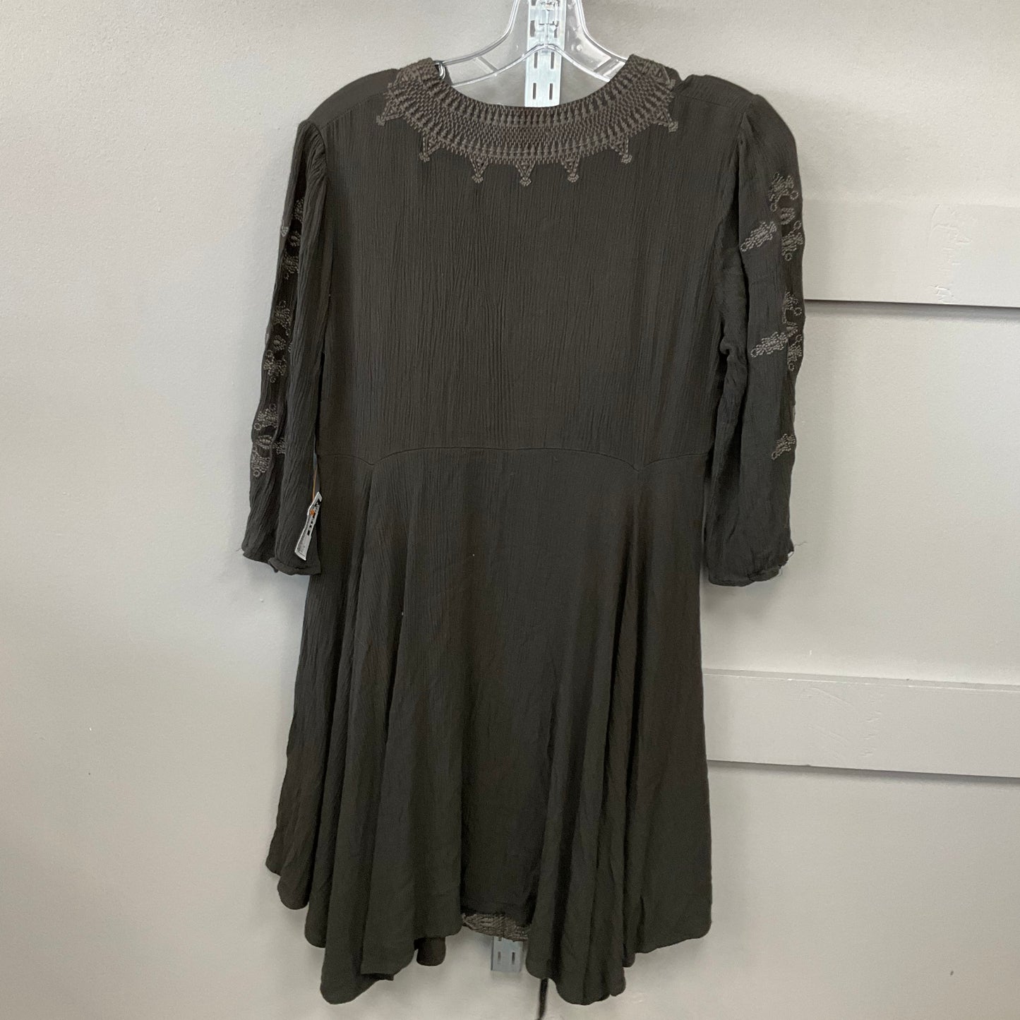 Dress 3/4 Sleeve By Indigo Soul In Green, Size: S