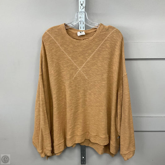 Top Long Sleeve By We The Free In Yellow, Size: Xs