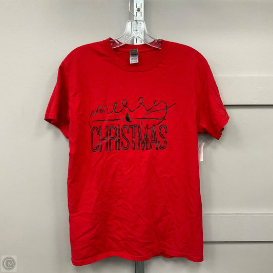 Top Short Sleeve Basic By Gildan In Red, Size: M