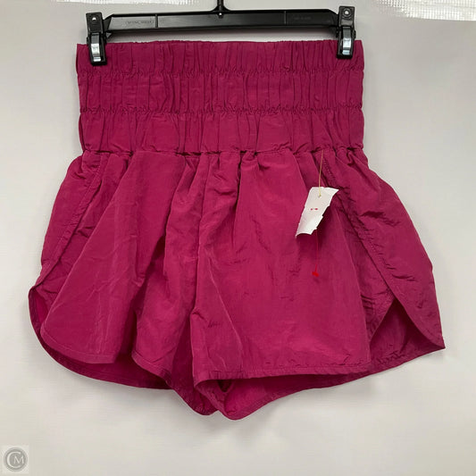 Athletic Shorts By Automet In Red, Size: S