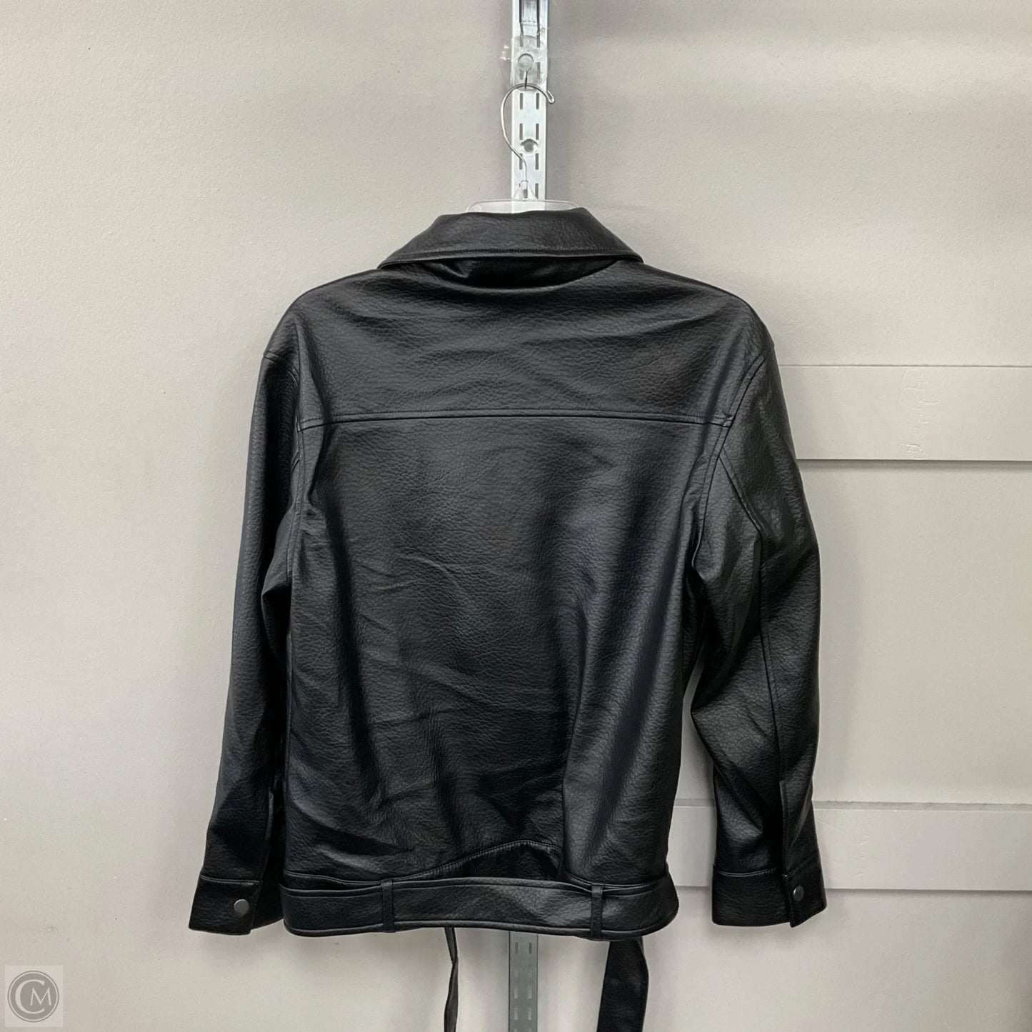 Jacket Moto By Banana Republic In Black, Size: S