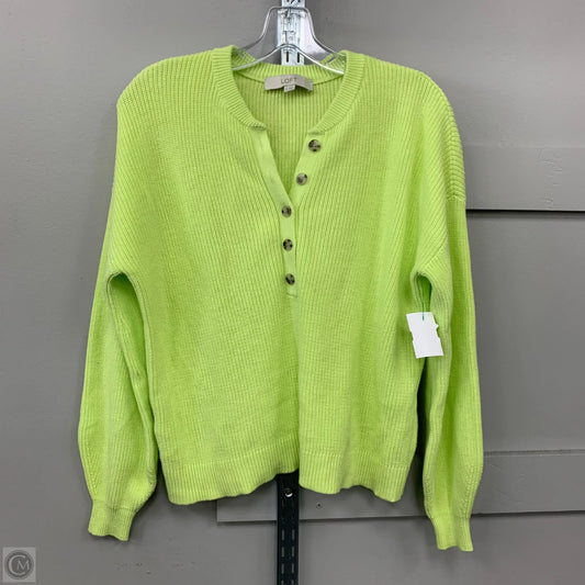 Sweater By Loft In Green, Size: M