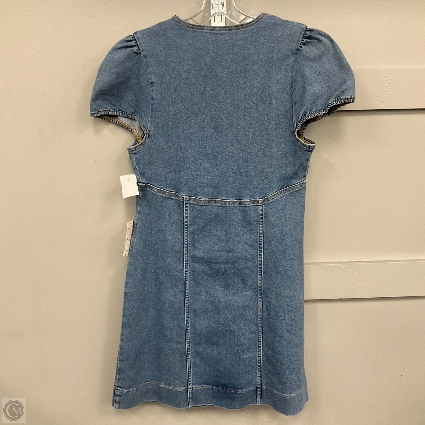 Dress Casual Midi By Free People In Blue Denim, Size: 10