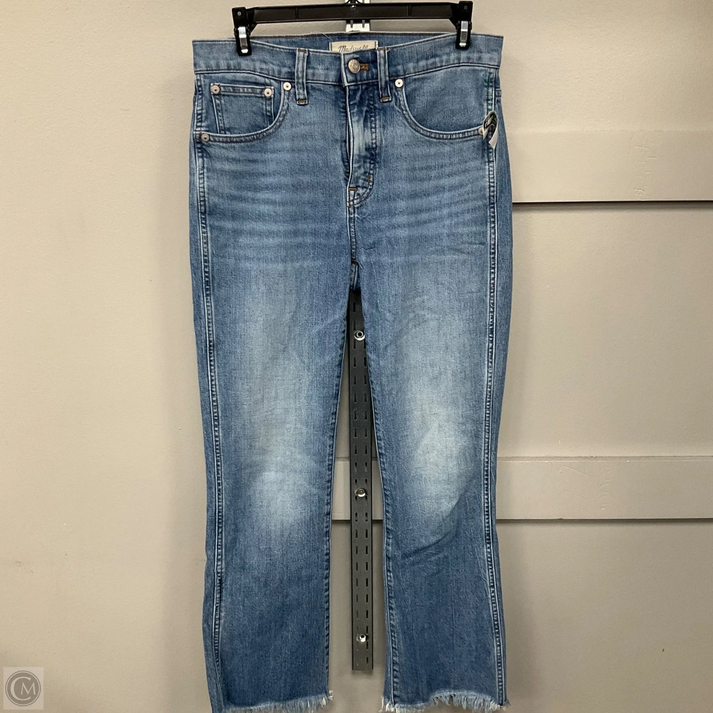 Jeans Boot Cut By Madewell In Blue Denim, Size: 4