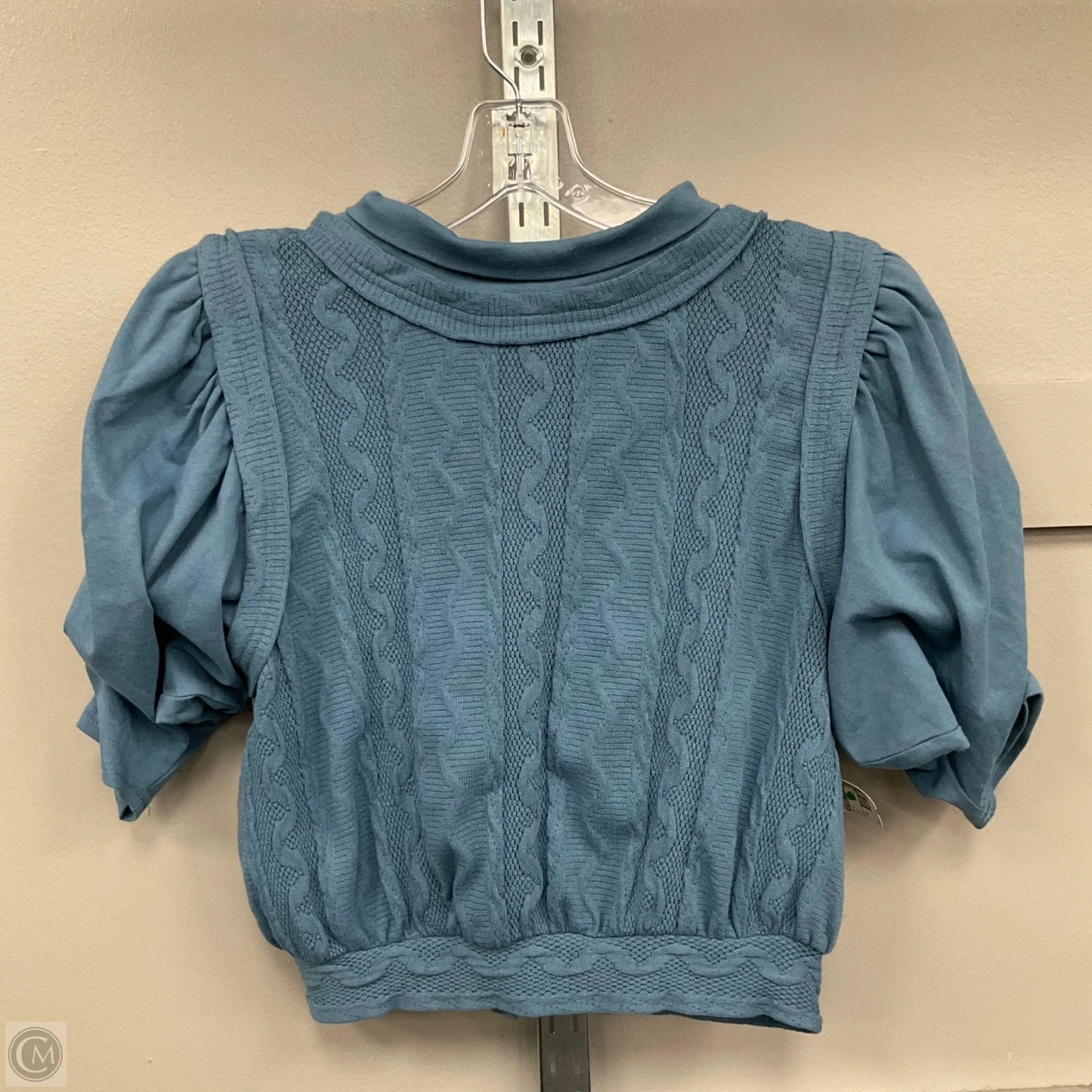 Top Short Sleeve By Free People In Blue, Size: Xs