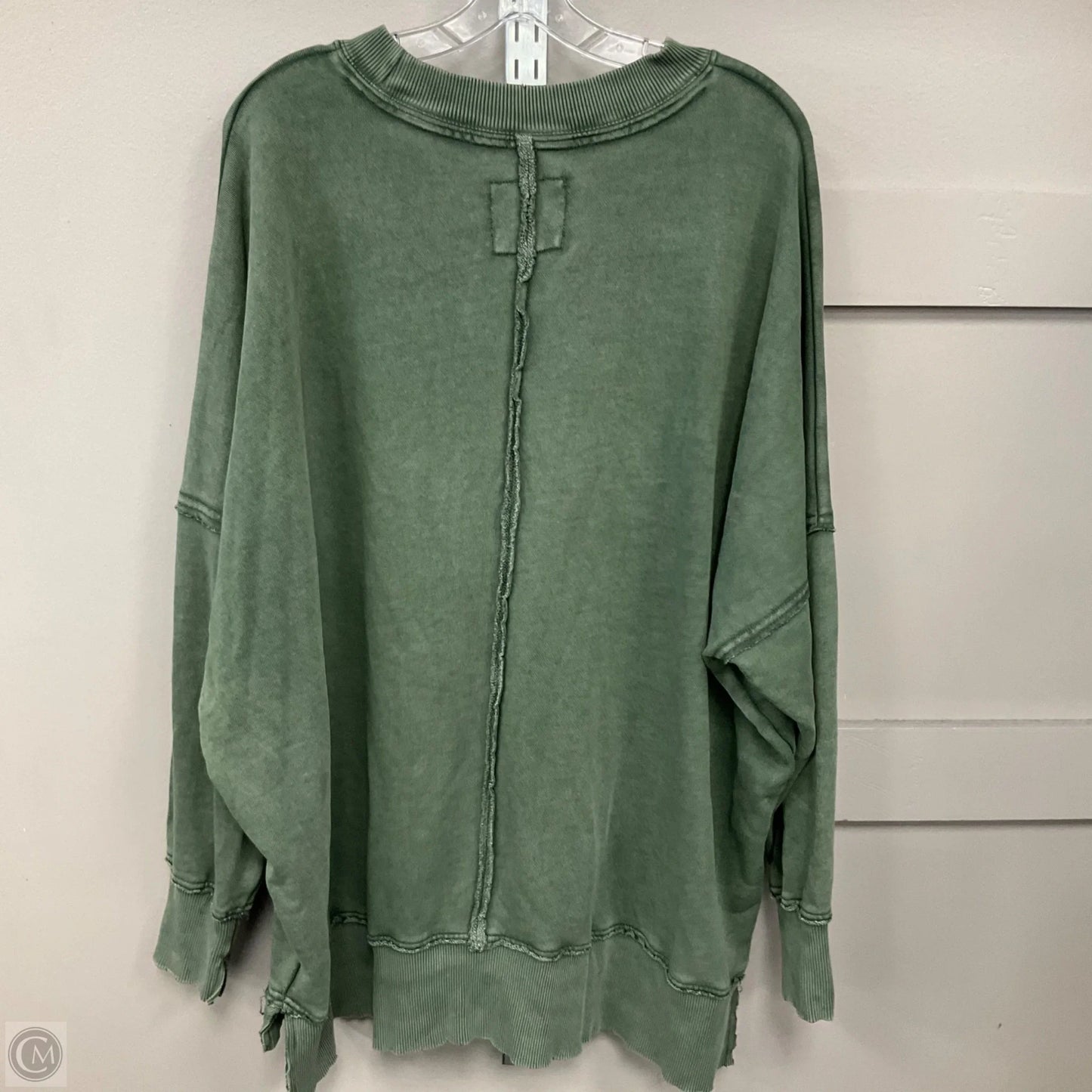 Sweatshirt Crewneck By Aerie In Green, Size: L