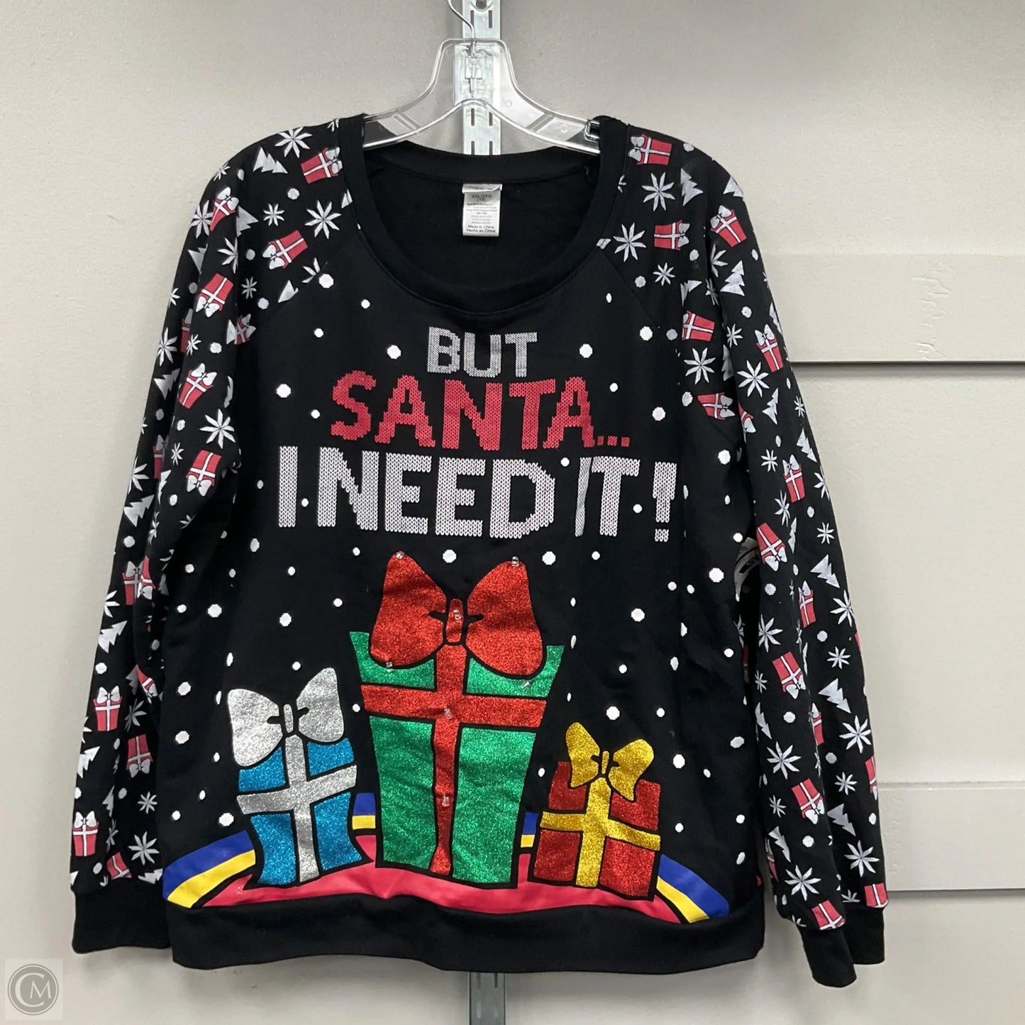 Sweatshirt Crewneck By Cmf In Black, Size: Xxl