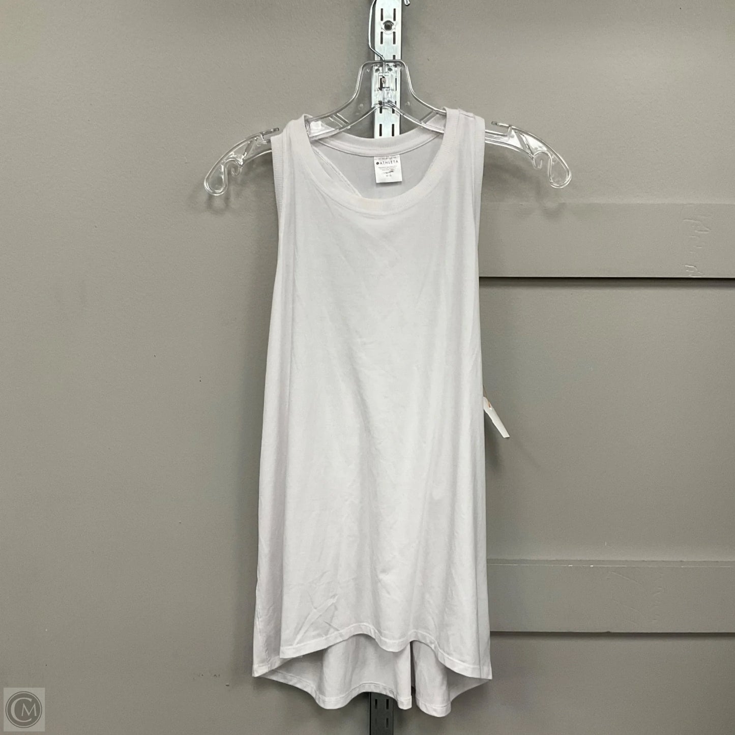 Athletic Tank Top By Athleta In White, Size: M