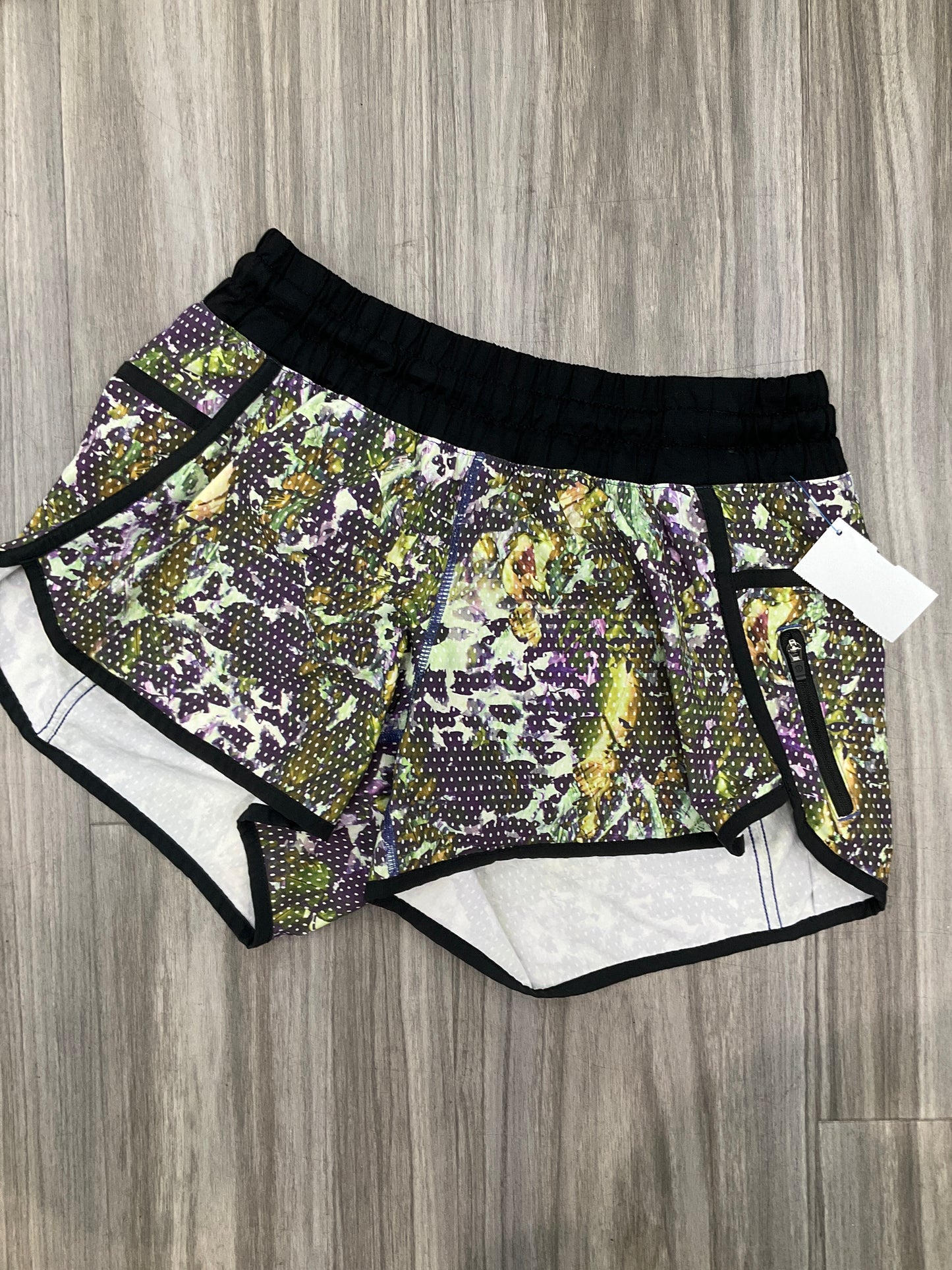 Athletic Shorts By Lululemon In Multi-colored, Size: 6