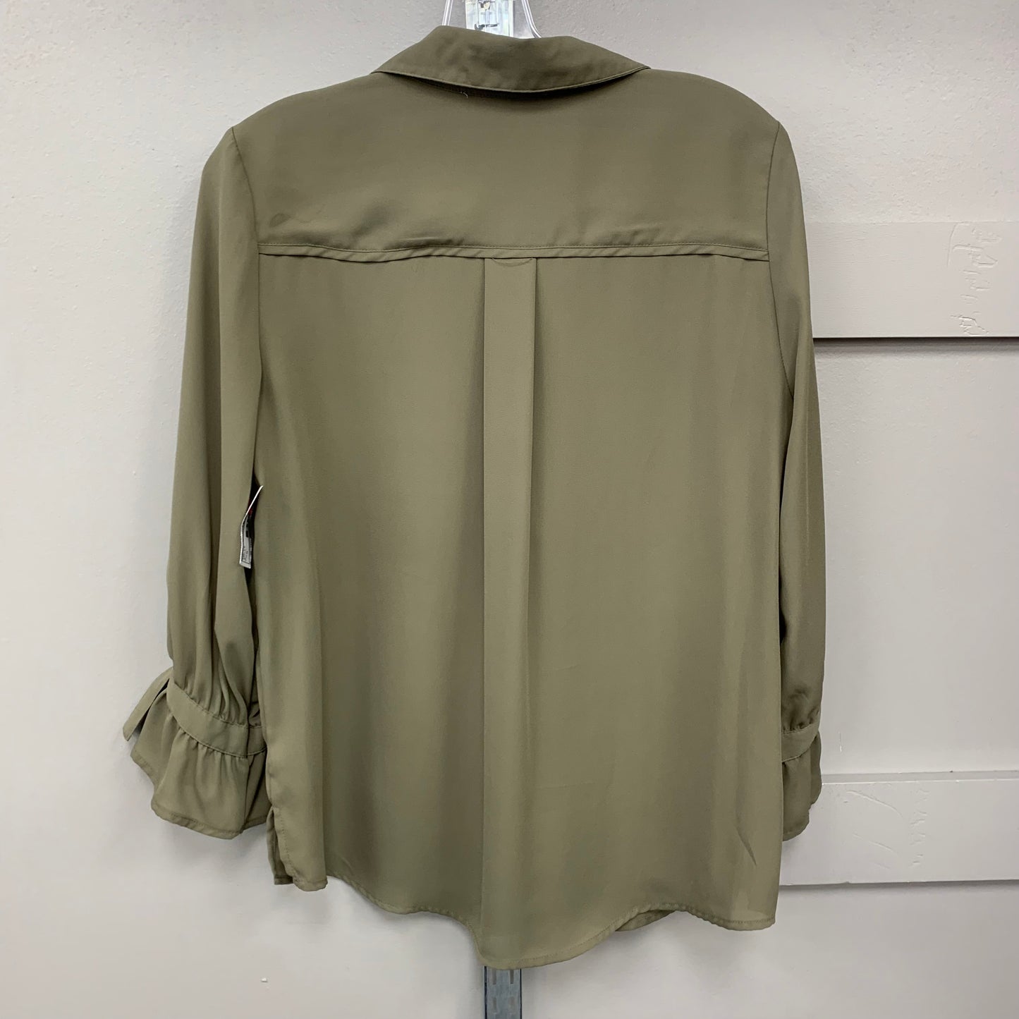 Top Long Sleeve By Michael Kors In Green, Size: M