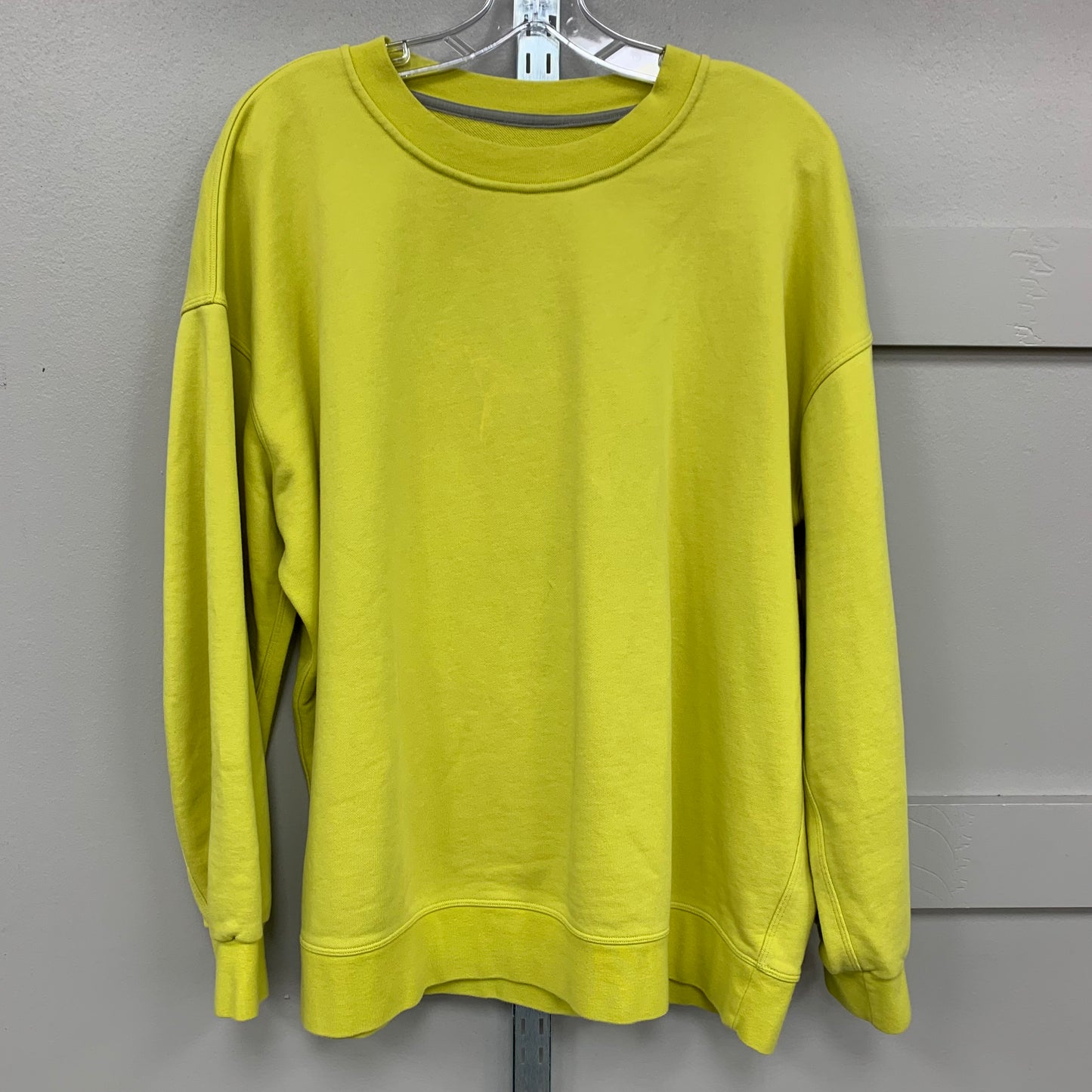 Sweatshirt Crewneck By Lululemon In Yellow, Size: L