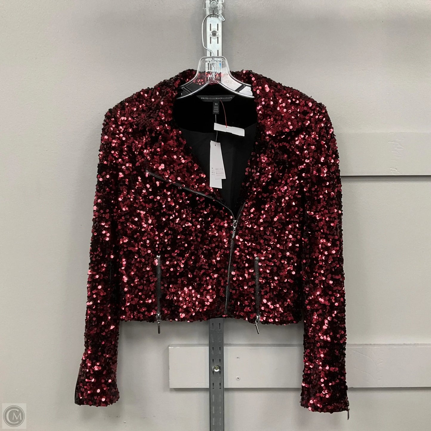 Jacket Other By White House Black Market In Red, Size: Xs