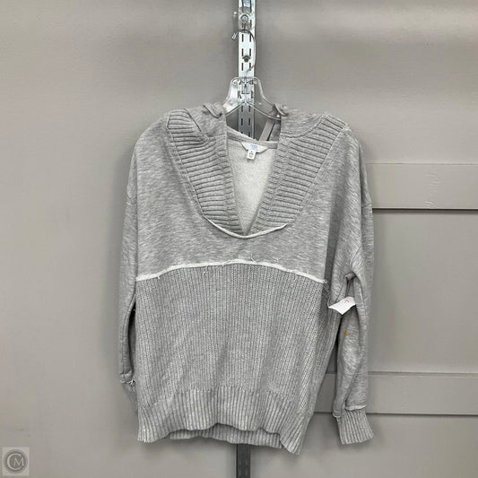 Sweatshirt Hoodie By Time And Tru In Grey, Size: S