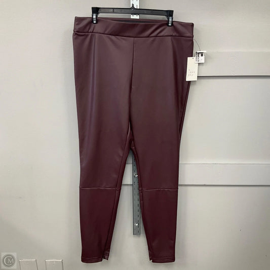 Pants Other By A New Day In Maroon, Size: Xl