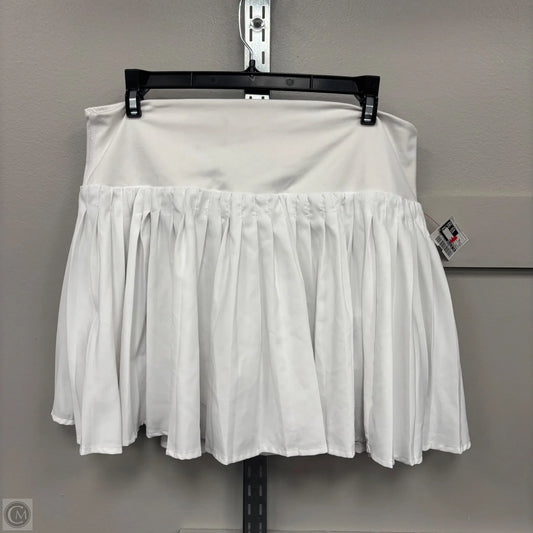 Athletic Skort By All In Motion In White, Size: Xl