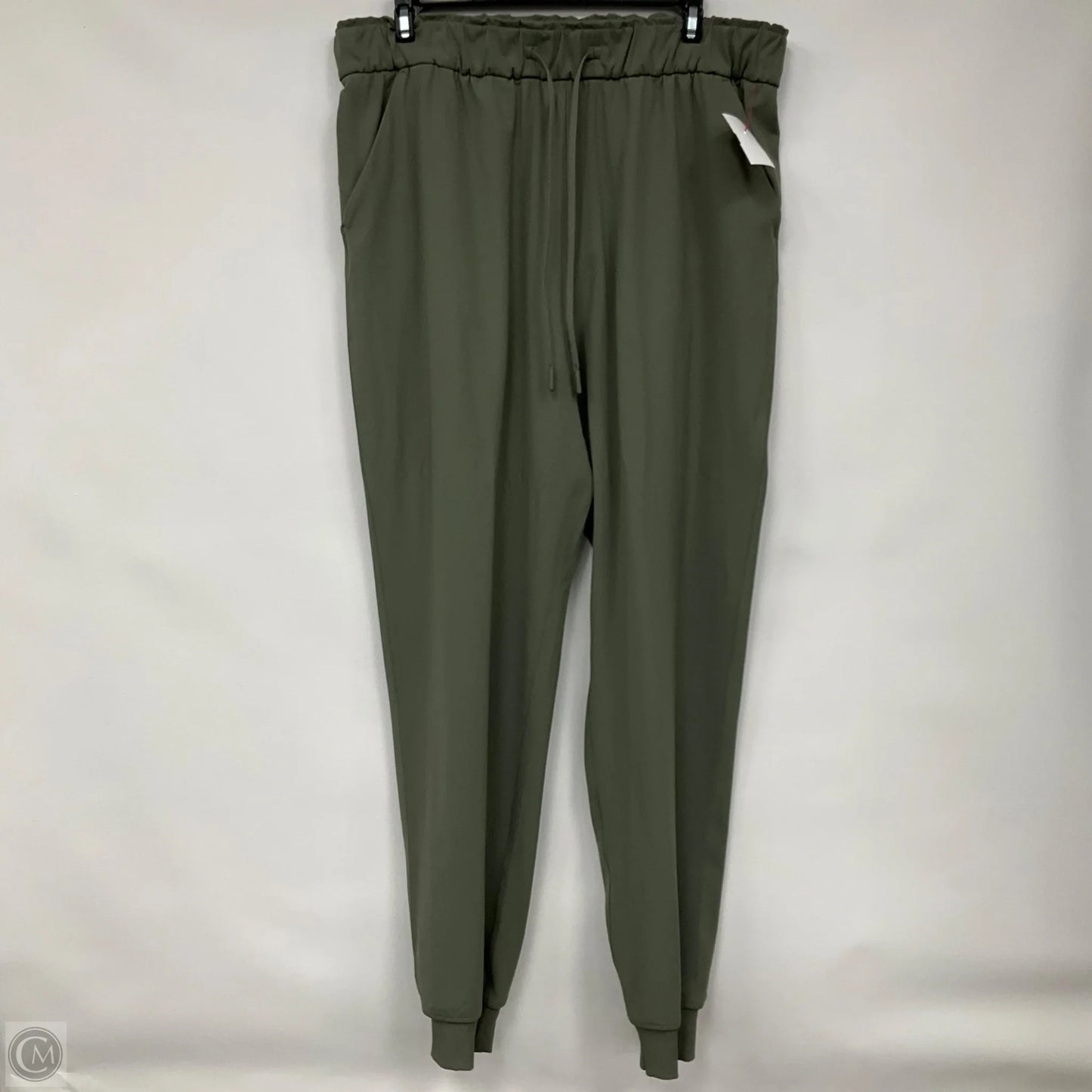 Athletic Pants By Lululemon In Green, Size: 12