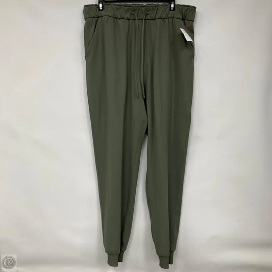 Athletic Pants By Lululemon In Green, Size: 12