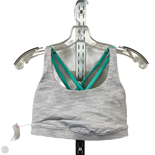 Athletic Bra By Lululemon In Grey, Size: 6
