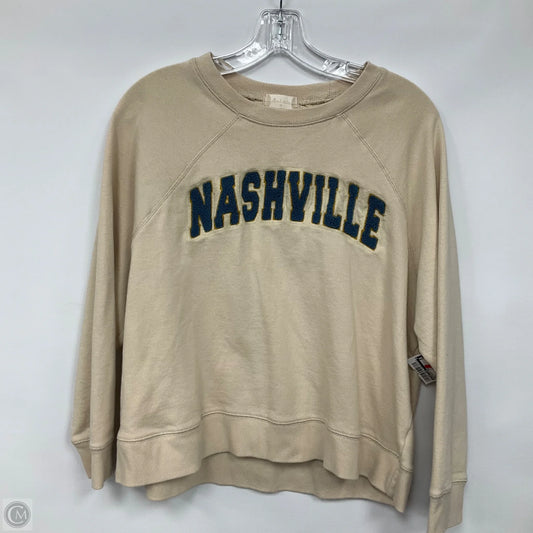 Sweatshirt Crewneck By Altard State In Cream, Size: S