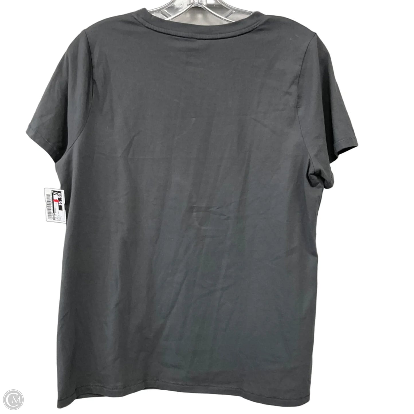 Top Short Sleeve Basic By Sonoma In Grey, Size: L