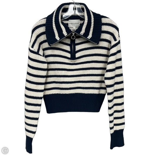 Sweater By Clothes Mentor In Striped Pattern, Size: S