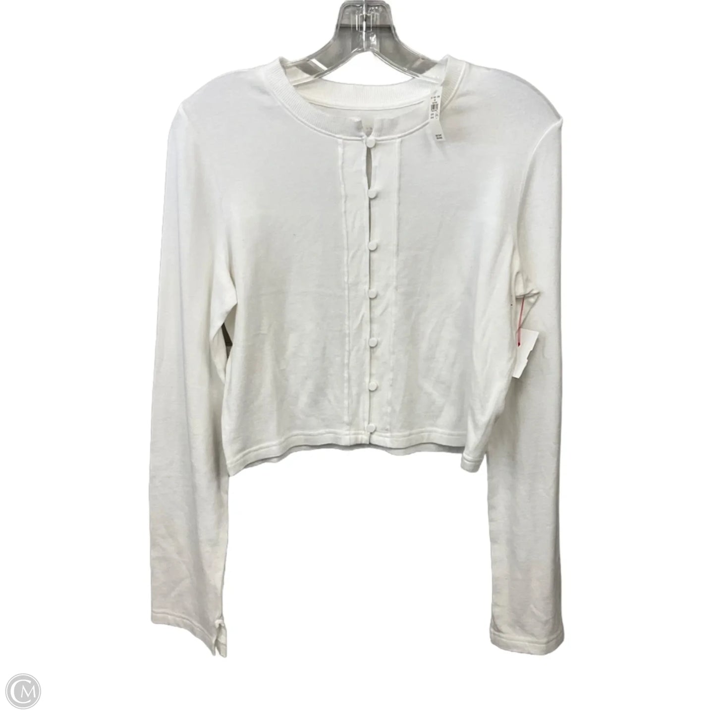 Top Long Sleeve Basic By Aerie In White, Size: M